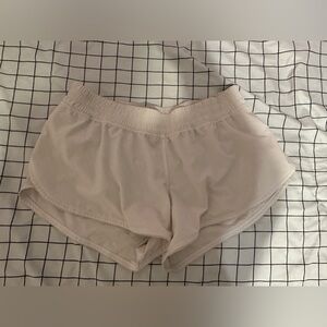 Lululemon White 2.5" Shorts